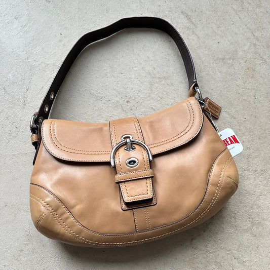 Authentic Vintage Y2K Coach Tan Leather Soho Shoulder Bag
