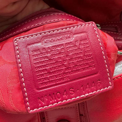 Authentic Vintage Y2K Coach Red Mini Leather Square Soho Shoulder Bag