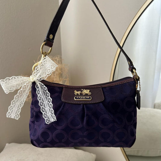 Authentic Coach Royal Purple Bag