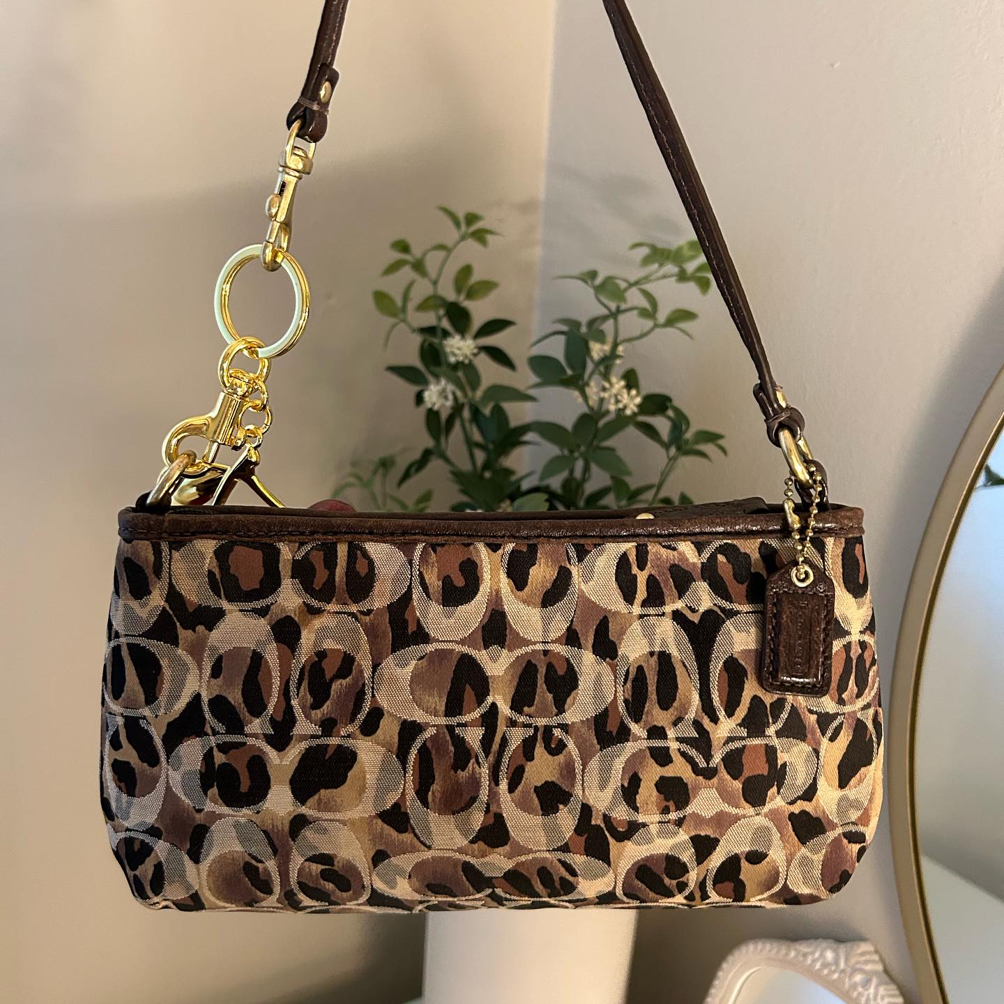 Authentic Coach Leopard Print Bag