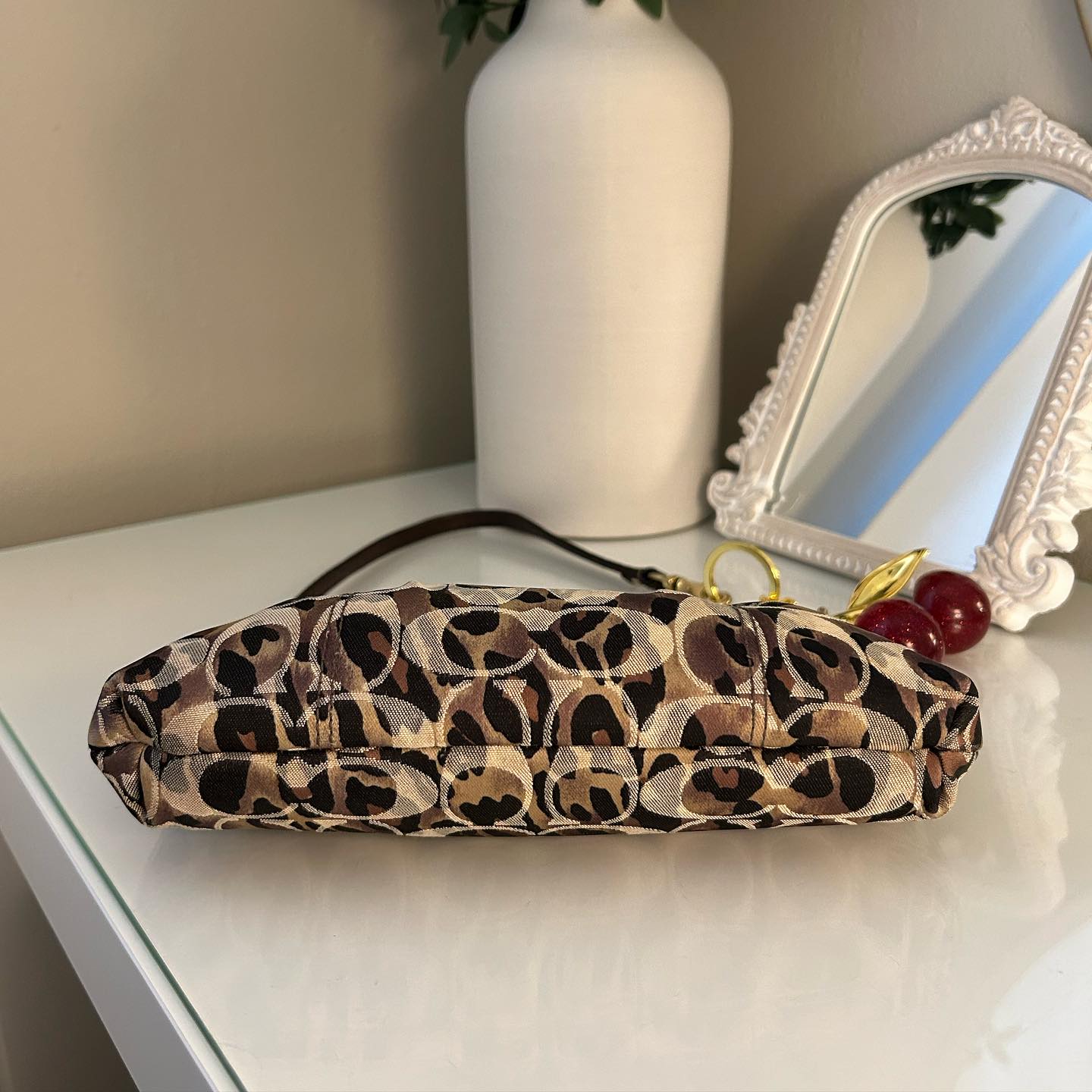 Authentic Coach Leopard Print Bag