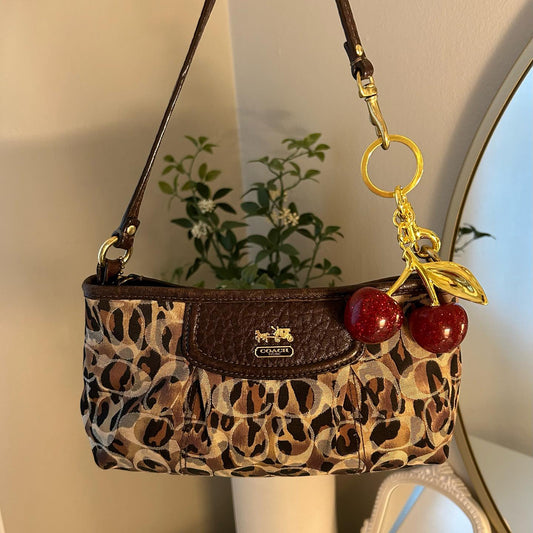 Authentic Coach Leopard Print Bag