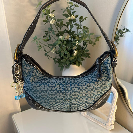 Authentic Coach Blue Bag