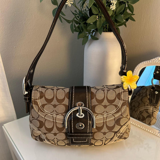Authentic Coach Tan Bag